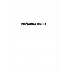 Požiarna kniha, A4, 100l, MO